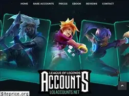Sites similar to lolaccounts.net