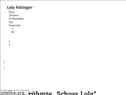 Sites similar to lolapaltinger.de
