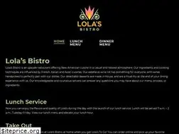 Sites similar to lolas-bistro.com