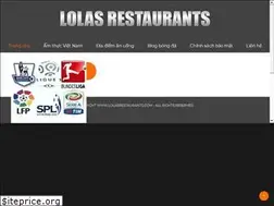 Sites similar to lolasrestaurants.com