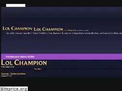 Sites similar to lolchampion.de
