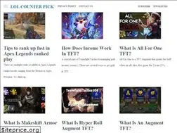 Sites similar to lolcounterpick.com