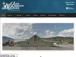 Sites similar to lolocommunitychurch.org