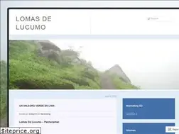 Sites similar to lomasdelucumo.wordpress.com
