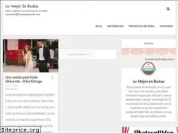 Sites similar to lomejorenbodas.com