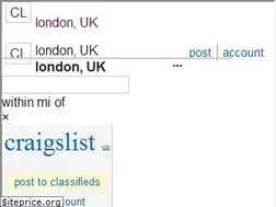 Sites similar to london.craigslist.co.uk