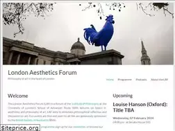 Sites similar to londonaestheticsforum.org