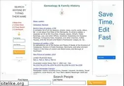 Sites similar to londonancestor.com