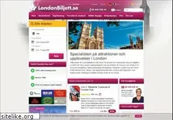 Sites similar to londonbiljett.se