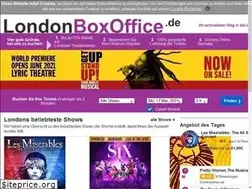 Sites similar to londonboxoffice.de
