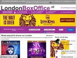 Sites similar to londonboxoffice.nl