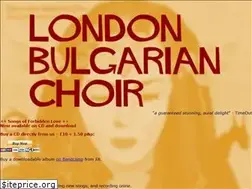 Sites similar to londonbulgarianchoir.co.uk