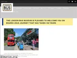 Sites similar to londonbusmuseum.com
