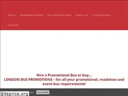 Sites similar to londonbuspromotions.com