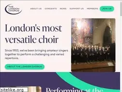 Sites similar to londonchorus.org.uk