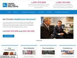 Sites similar to londonfootandanklecentre.co.uk