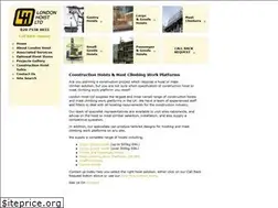 Sites similar to londonhoist.co.uk