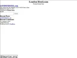 Sites similar to londonhotel.com