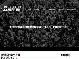 Sites similar to londonmusichall.com