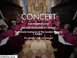 Sites similar to londonoratoryschola.com