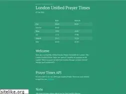 Sites similar to londonprayertimes.com