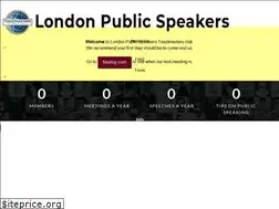 Sites similar to londonpublicspeakers.co.uk