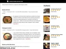 Sites similar to londonramenreview.com
