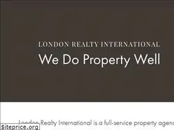 Sites similar to londonrealtyinternational.com