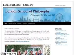 Sites similar to londonschoolofphilosophy.org