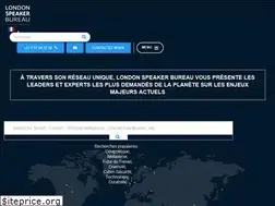 Sites similar to londonspeakerbureau.fr