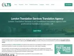 Sites similar to londontranslationservices.co.uk