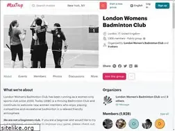 Sites similar to londonwomensbadmintonclub.co.uk