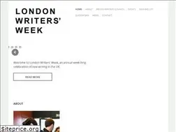 Sites similar to londonwritersweek.com