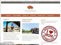 Sites similar to lonebuffalovineyards.com