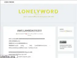 Sites similar to lonelyword.com