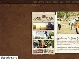 Sites similar to loneoakretreat.com
