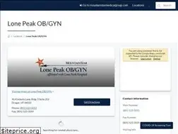 Sites similar to lonepeakobgyn.com