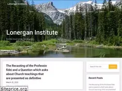 Sites similar to lonergan.org
