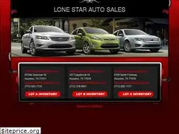 Sites similar to lonestarautohouston.com