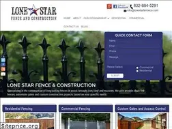 Sites similar to lonestarfenceco.com
