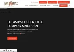Sites similar to lonestartitle.com