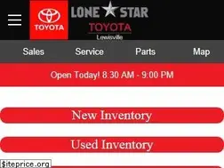 Sites similar to lonestartoyotalewisville.com
