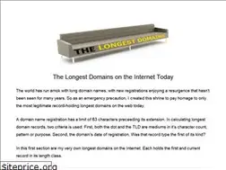 Sites similar to longest.domains
