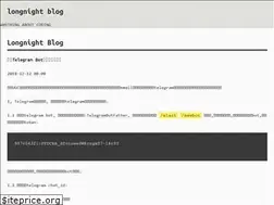 Sites similar to longnight.github.io