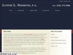 Sites similar to lonniesimmonslaw.com