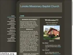 Sites similar to lonokebaptistchurch.com