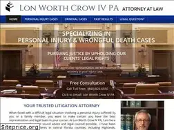 Sites similar to lonworthcrowlaw.com