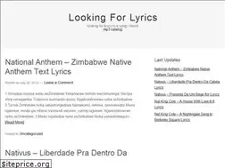 Sites similar to lookingforlyrics.mobi