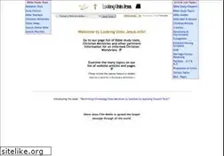 Sites similar to lookinguntojesus.info