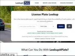 Sites similar to lookupaplate.com